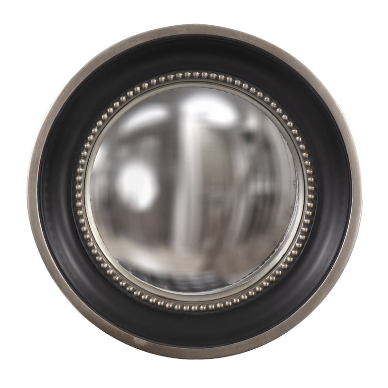 Sparacino Solid Wood Round Mirror