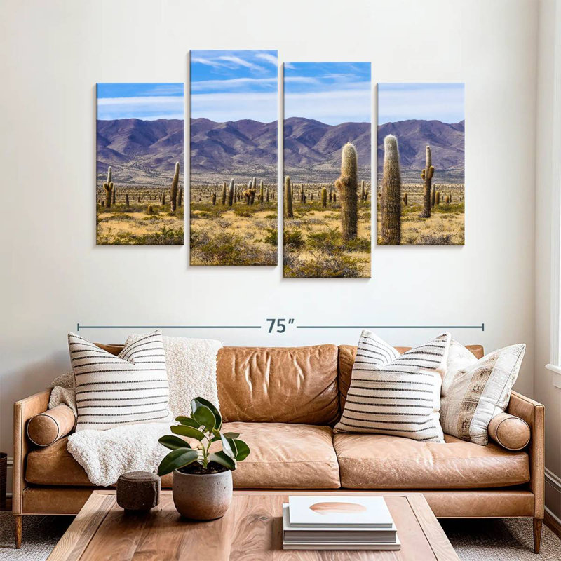 Harnek Los Cardones Cactus, H 42 po x l 68 po