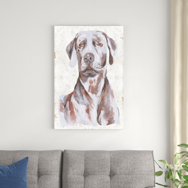 Chien assis I, H 36 po x l 24 po x P 1,25 po