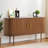 55" Sideboard Buffer Cabinet with Fluted Slide Doors,Tambour Storage Cabinet with Shelves-988185646
