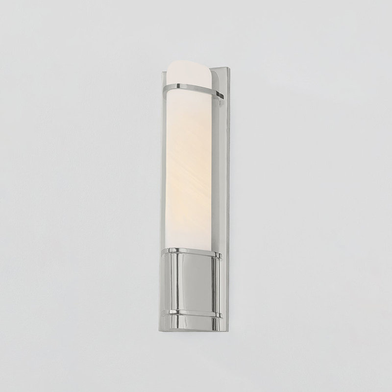 TOTTENVILLE Wall Sconce, Polished Nickel