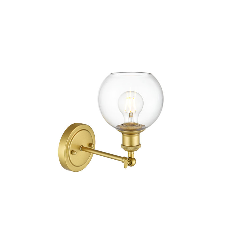 Passendale Swing Arm Sconce, Brass