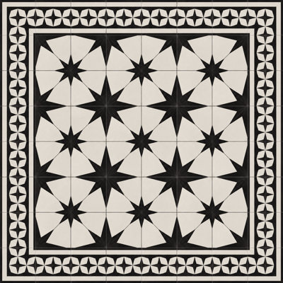 Tapis en vinyle NightSky facile à nettoyer