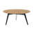 2 Piece Set Of Modern Round Coffee Table With Metal Leg For Living Room,End Side Tables For Bedroom Office Balcony Yard