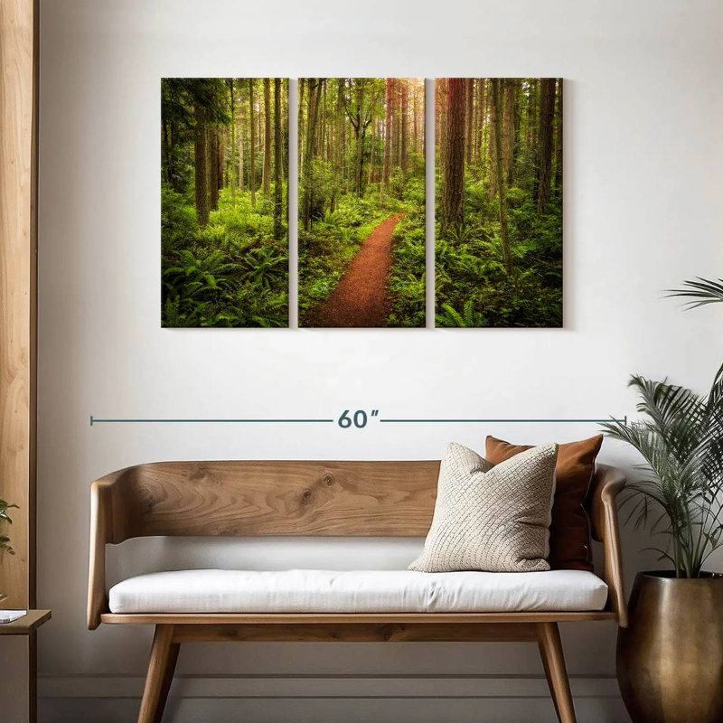 Alvord Washington Rainforest, H 28 po x l 45 po