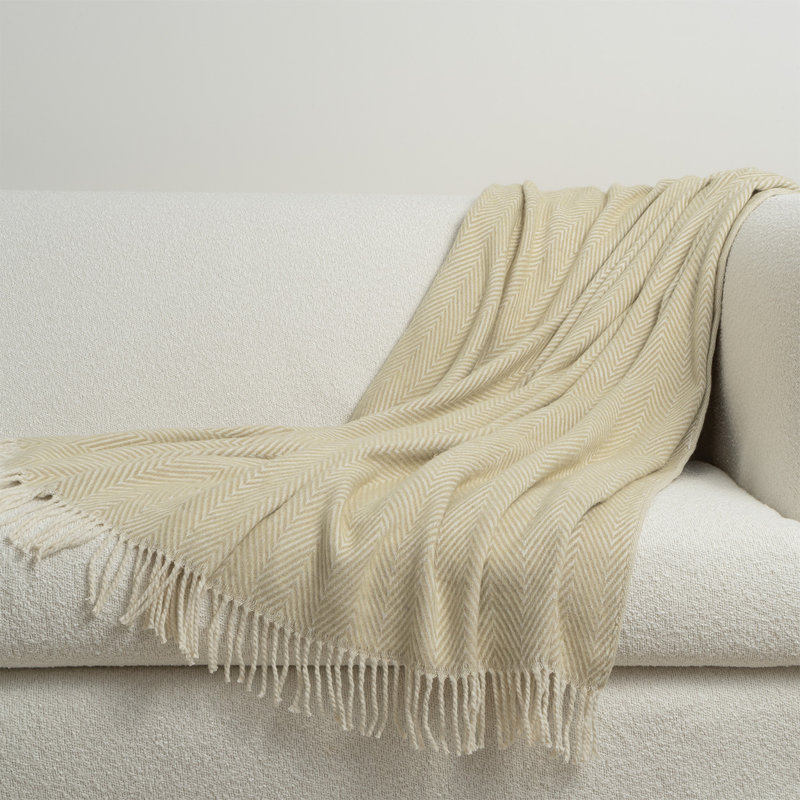 Clayton Throw Blanket, Sand