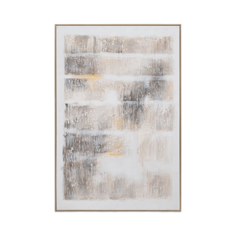 Abstract Framed On Canvas Painting