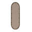 Miroir ovale antique en fer de style antique, or-587790673
