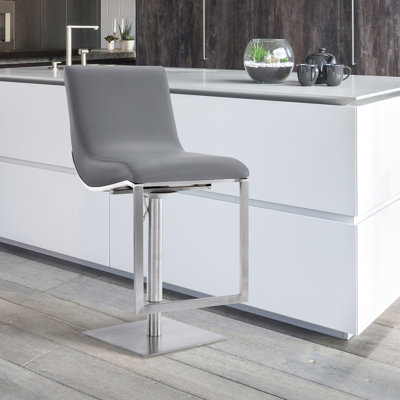 Budd Swivel Adjustable Height Bar Stool