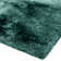 Plush Deep Pile Shaggy Petrol Blue Rug