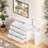Thorn Makeup Vanity with Flip-Top Mirror, LED Lights & Drawers-148522209