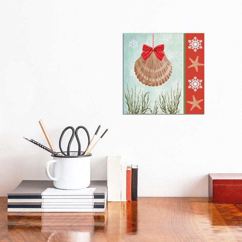 Christmas Coastal I by Jade Reynolds - Wrapped Canvas Print, 30.48 cm H x 30.48 cm W