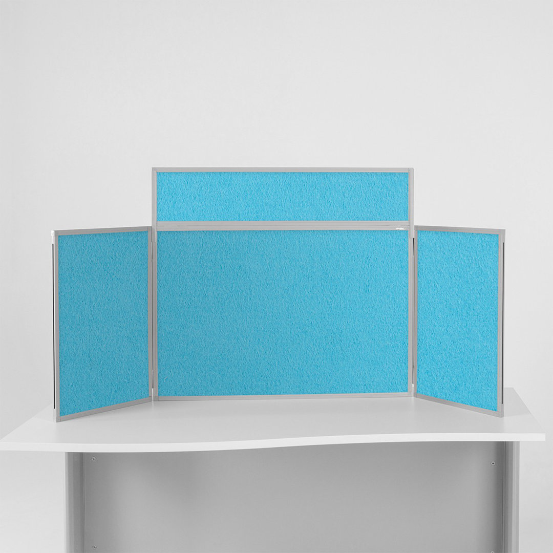 Free-Standing Reversible Bulletin Board 80cm H x 180cm W