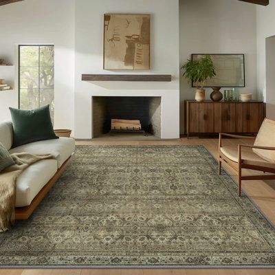 Tapis oriental lavable à la machine Abastos