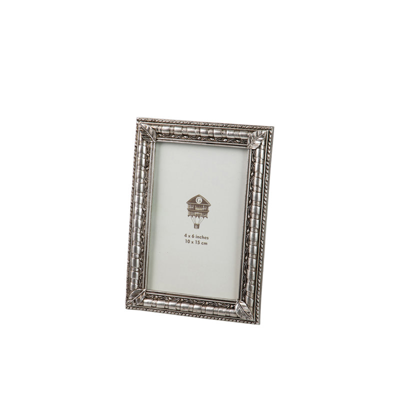 RESIN PHOTOFRAME, Silver, 13cm x 18cm