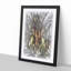 Golden Trees in Abstract - Picture Frame Graphic Art Print-55735057-55735060