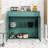 2-Door Wall-Mounted Metal Storage Cabinet With Tempered Glass Doors & Shelves For Bathroom, Kitchen, Living Room & Office-195522416