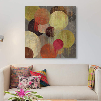 Magenta Bubbles I par Tom Reeves - Impression sur toile tendue sur châssis