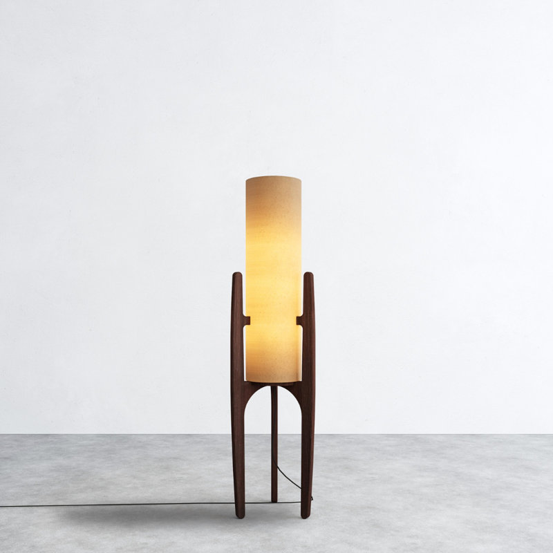 Zen Floor Lamp, Dark Brown