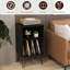 Manufactured Wood,Metal 88cm H Media Shelves