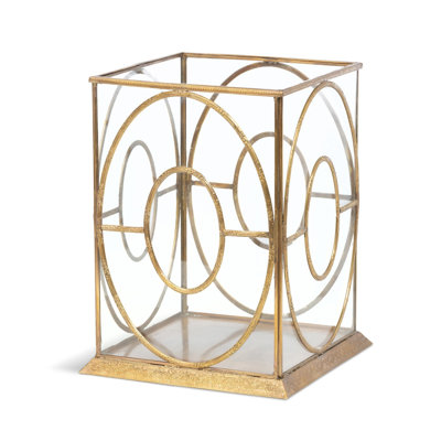 Ouragan Southern Classic en laiton et verre