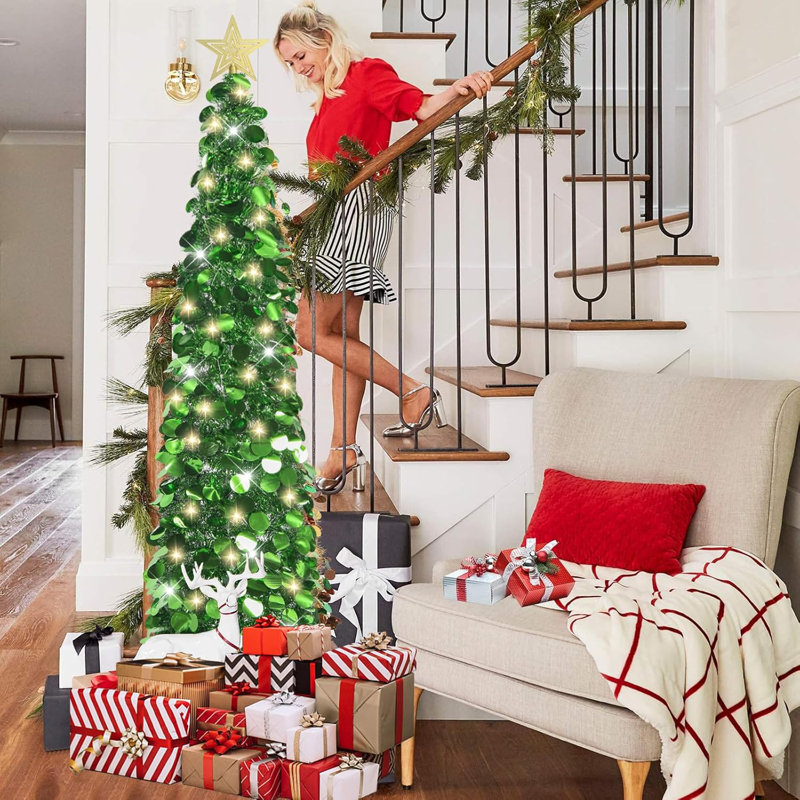 1.97' H Lighted Artificial Christmas Tree