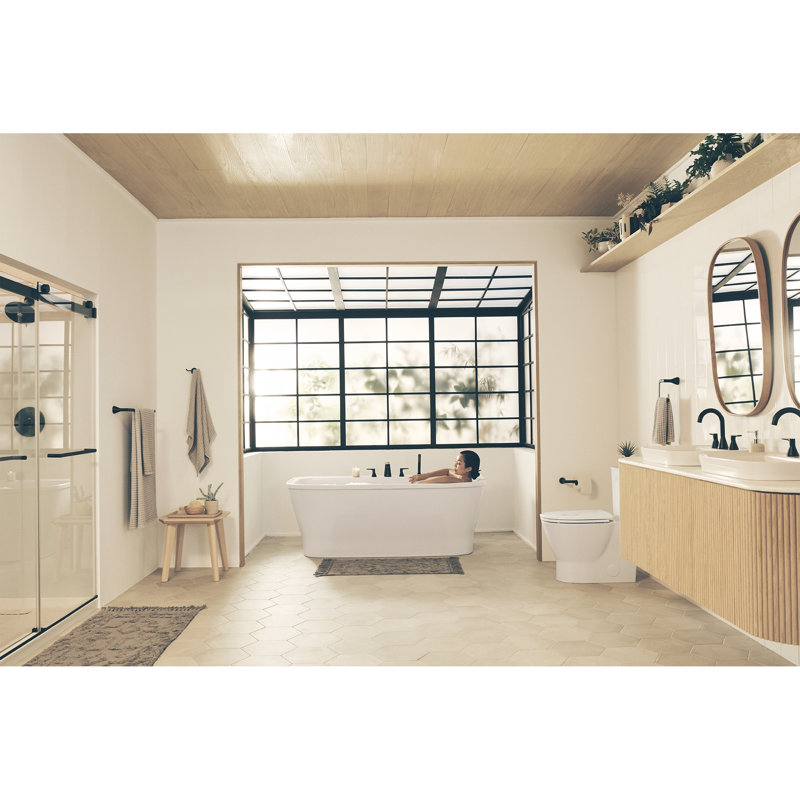 Aspirations 32 W Rectangular Single Shower Base, Right