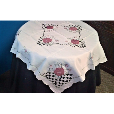 Lauralee Floral Squar Table Topper