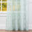 Geometric Semi Sheer Rod Pocket Curtain Panel-13174982-13174971