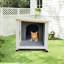 Abri pour animaux de compagnie gris