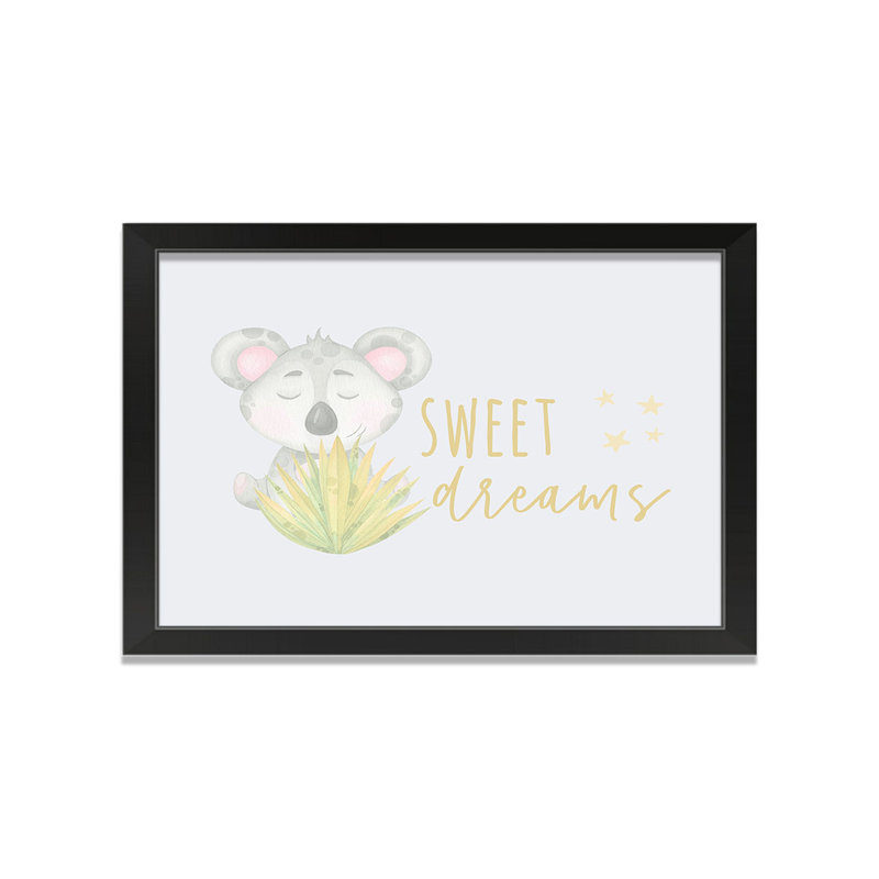 «Sweet Dreams», art encadré, H 30 po x l 20 po x P 1 po