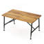 TABLE BASSE INDUSTRIELLE EN BOIS + MÉTAL