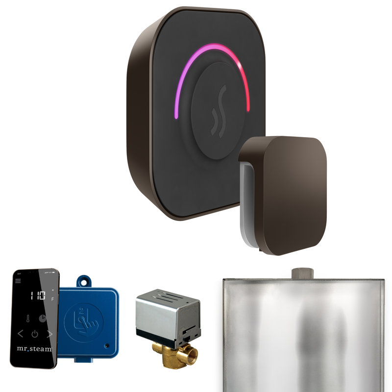 ButlerTouch Steam Shower Control Package with TempoTouch Control and Steamhead, Oil-Rubbed Bronze