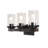 Borth Iron/Seeded Glass Rustic Farmhouse LED Vanity Light-19216084-23242565