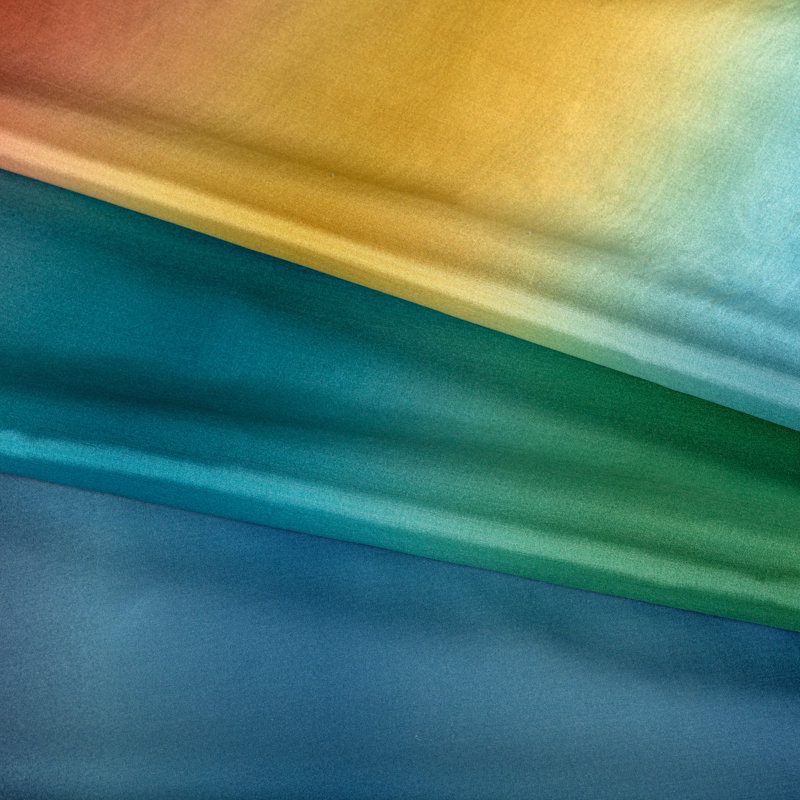 Majorelle Mirage 100% Silk Performance Fabric, Marine