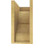 Bois de cèdre brut Asheboro, grain de bois TimberThane Corbel, apprêté brun clair-88289160