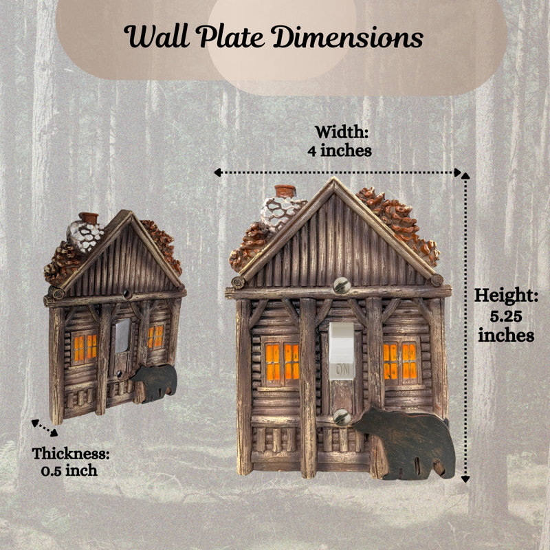 Cabine douillette en résine rustique