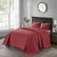 Ensembles de literie en coton confortable, grand, rouge style chalet