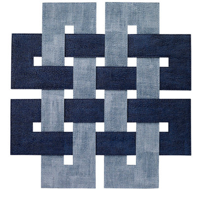 Celtic Vinyl Geometric Woven Placemat