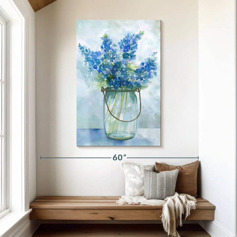 Harnek Bluebonnets II, 48" H x 32" W