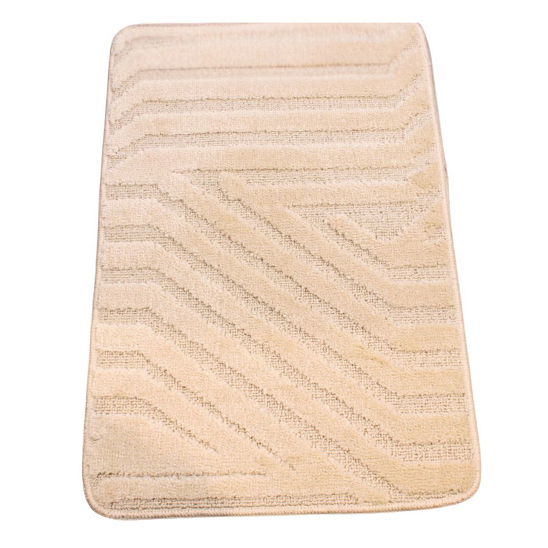 Polypropylene Plastic Bath Mat, Beige