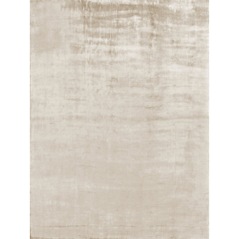 Purity Hand-Loomed Synthetic Ivory Area Rug, Rectangle 12' x 15'