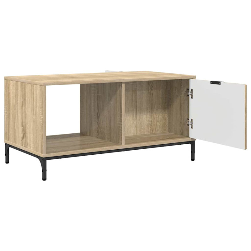 Coffee Table with Storage, Sonoma Oak