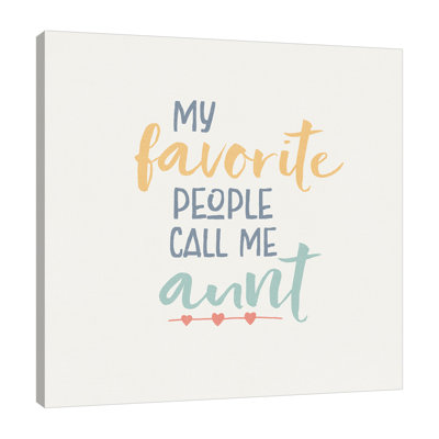 «Aunt Inspiration IV Color» par Wild Apple Portfolio - impression sur toile tendue