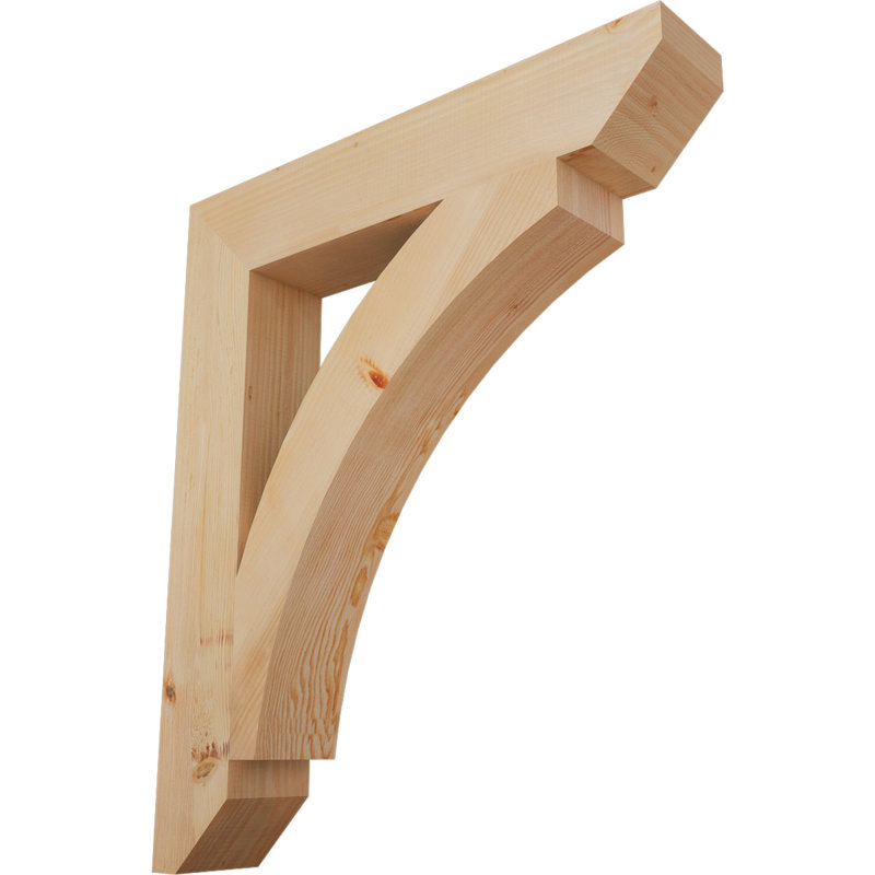 Support à lattes l 5 5 po x P 34 po x H 40 po Thorton, Sapin de Douglas, H 40 po x l 5,5 po x P 34 po