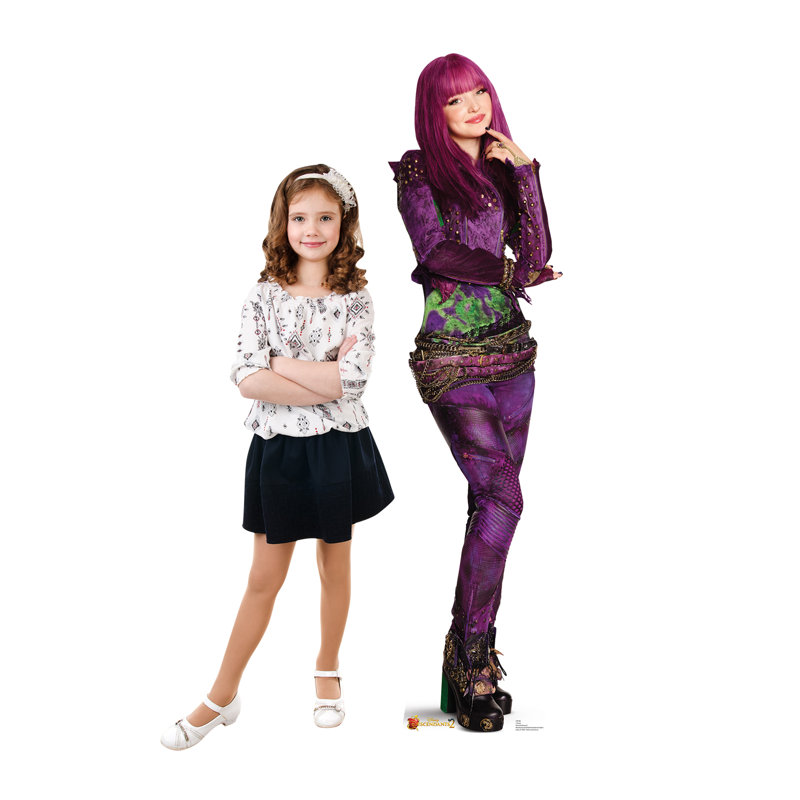 62'' Purple and Green Disney Cardboard Standup