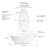 Studio Marisol 58.2656'' x 28.7343'' Soaking Resin Stone Bathtub with Faucet