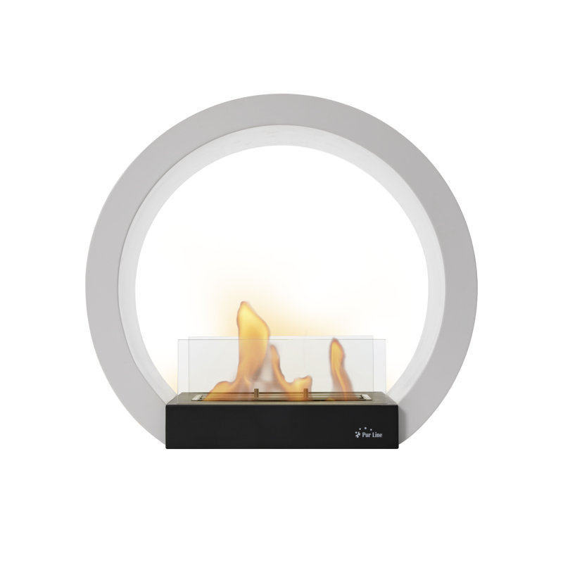 Ramiro Belfry Heating 60cm W Lacquered Fireplace