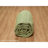 9'1"x12' Grasshopper Green, Soft Pile, Plain Modern Striae Design, Tone on Tone, Pure Wool, Hand Loomed, Oriental Rug