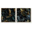 Nicolas - Ensemble de 2 collages floraux et botaniques carrés-101852296-101852295